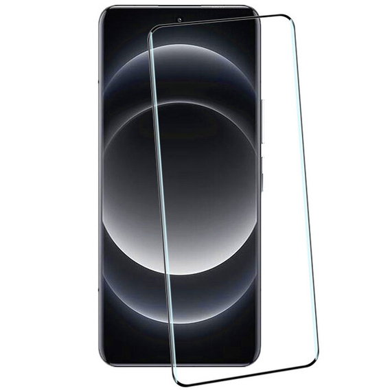 3D Tempered Glass for Xiaomi 14 Ultra, black frame