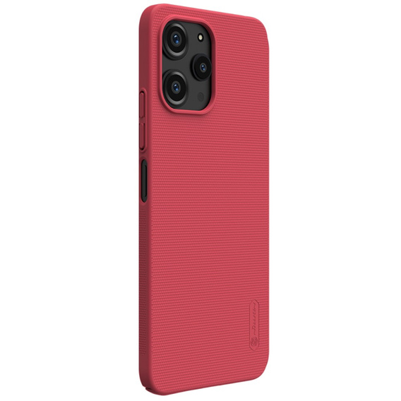 NILLKIN Case for Xiaomi Redmi 12 4G, Super Frosted Shield Case, red