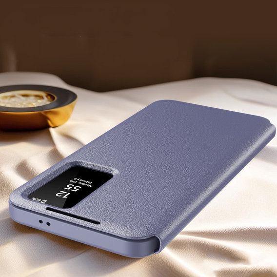 Flip case for Samsung Galaxy S25 Ultra, Smart View Wallet, purple