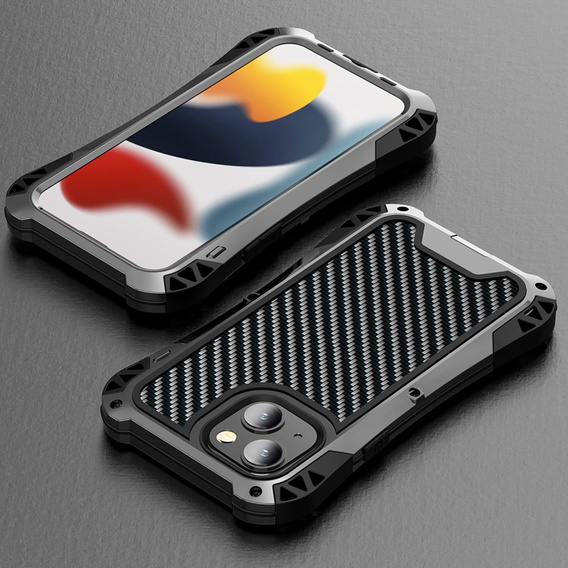 Case for iPhone 13, R-JUST AMIRA, armoured, black