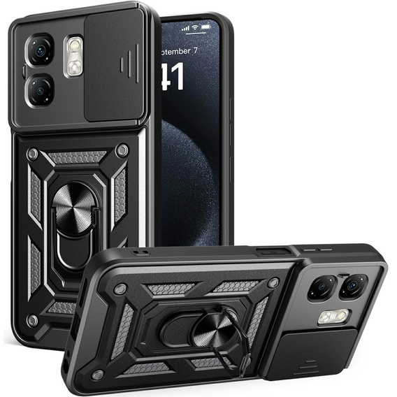 Case for Infinix Hot 50i 4G, CamShield Slide, black