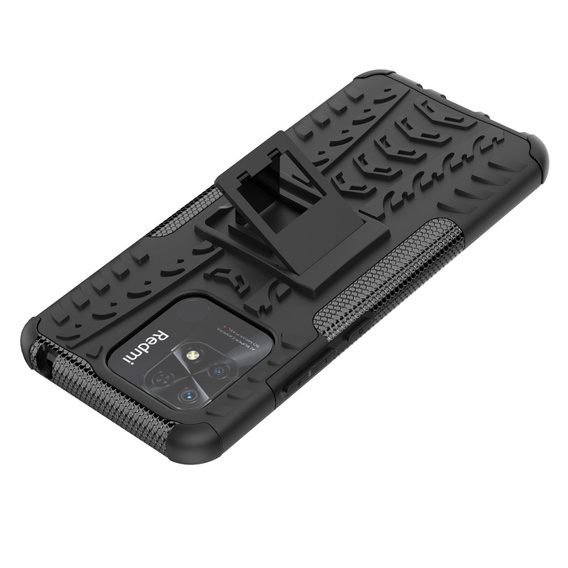 Case for Xiaomi Redmi 10C, Tire Armor, black