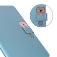 Case for Lenovo Tab M10 Plus 10.6 Gen 3, with flap, animal, blue