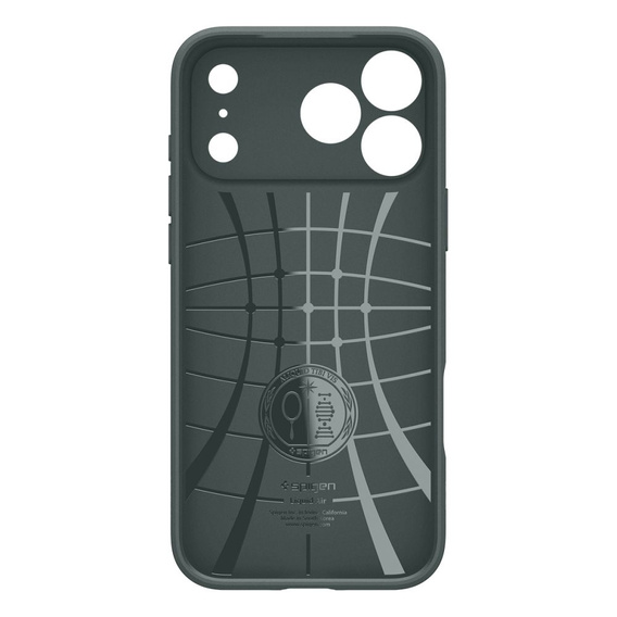 Spigen Liquid Air case for iPhone 17 Pro, Abyss Green
