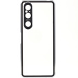 Case for Sony Xperia 1 V, Magnetic Dual Glass, silver
