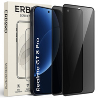 ERBORD Anti-Spy privacy tempered glass (2 pcs.) for Realme GT 8 Pro
