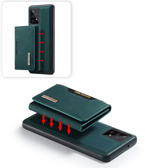 Case for Samsung Galaxy A53 5G, DG.MING 2in1, green