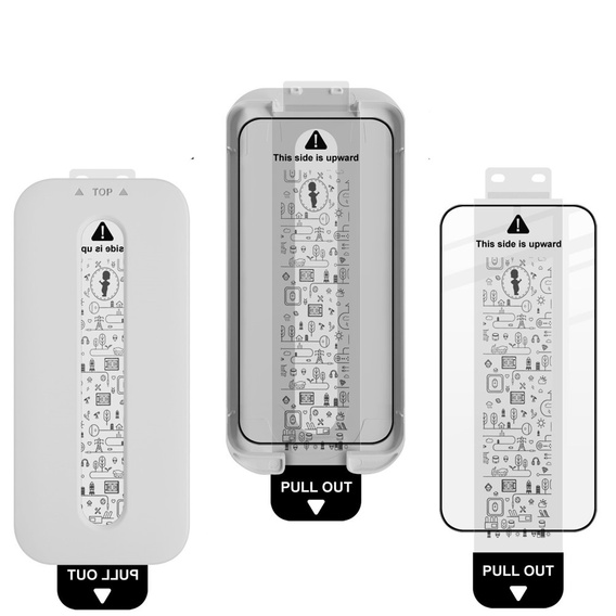 IMAK tempered glass with positioning frame for Xiaomi 17 / 17 Pro, black