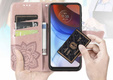Flip case for Motorola Edge 50 Fusion 5G, Butterfly, pink rose gold