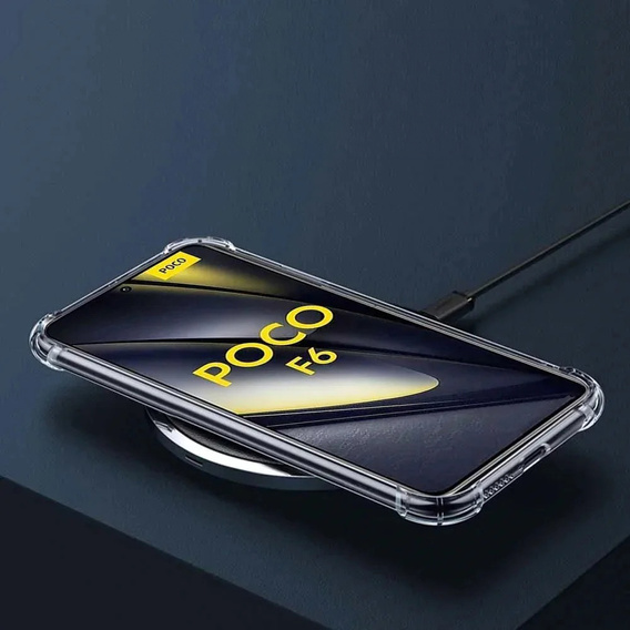 Case for Xiaomi Poco F6, Dropproof, transparent