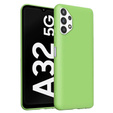 Case for Samsung Galaxy A32 5G, Silicone Lite, green