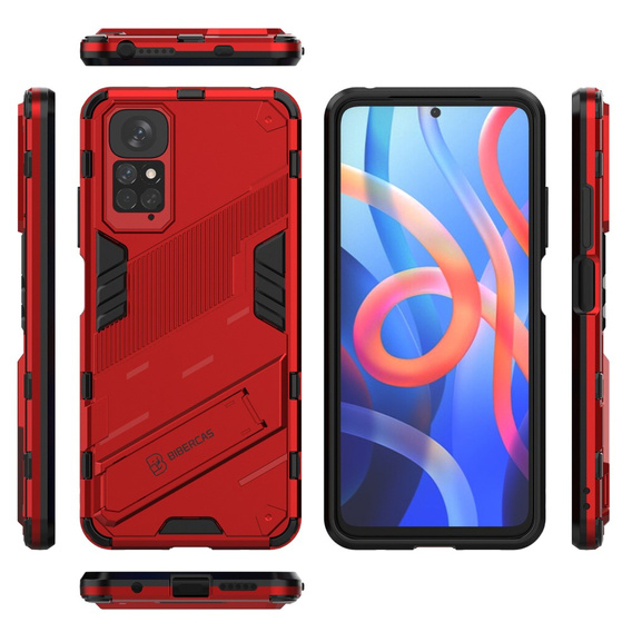 Case for Xiaomi Redmi Note 11/11S, Military kickstand, blue