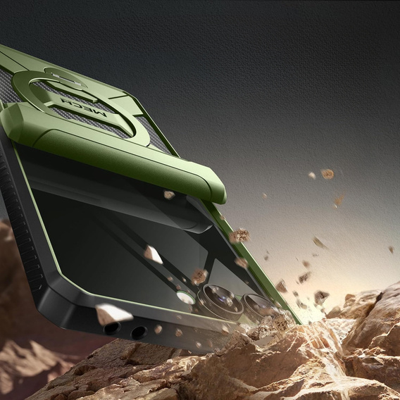 Tongate MECH case with MagSafe for Samsung Galaxy Z Flip 7, green