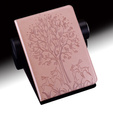 Flap case for Huawei MatePad SE 10.4, tree, pink rose gold