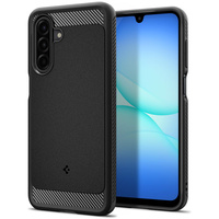 Spigen case for Samsung Galaxy A16 4G/ 5G, Rugged Armor MagSafe, black + Tempered Glass 9H