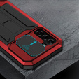 Armored case for Samsung Galaxy S22, R-JUST CamShield Slide, red