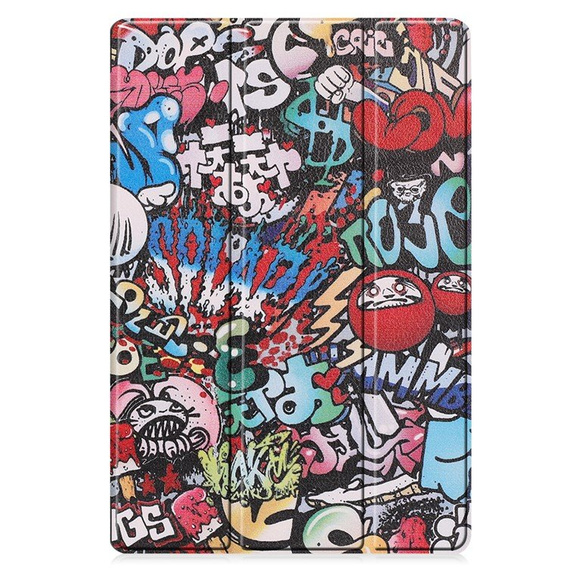 Case for Samsung Galaxy Tab S9 Plus, Smartcase, graffiti