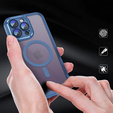 Case for iPhone 14 Pro, ERBORD Impact Guard, MagSafe, blue
