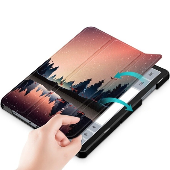 Case for Samsung Galaxy Tab A9+, Smartcase, evening landscape