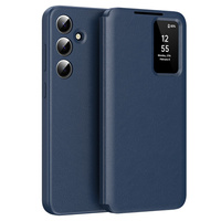 Flip case for Samsung Galaxy S23 FE, Smart View Wallet, dark blue