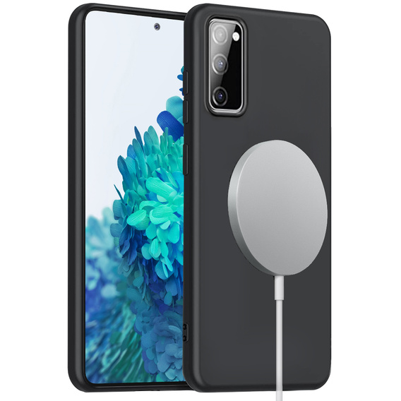 Case for Samsung Galaxy S20 FE, Silicone MagSafe, black