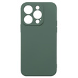 Case for iPhone 15 Pro Max, Silicone Lite, dark green