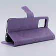 Flip case for Motorola Moto G54 5G, Butterfly, purple