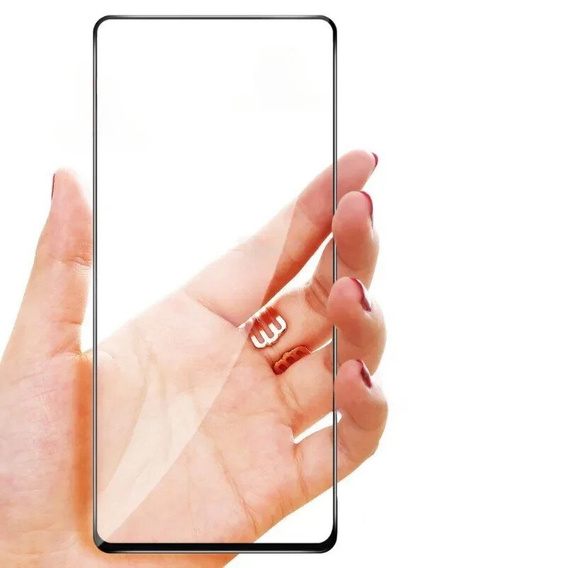 3D Tempered Glass for OnePlus Nord CE4 Lite, black frame