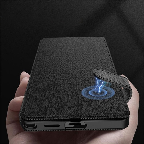 Flip case for Samsung Galaxy S25 Ultra, GKK Card Slot Wallet, black