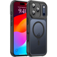 Matt Case for iPhone 17, for Magsafe, matt black