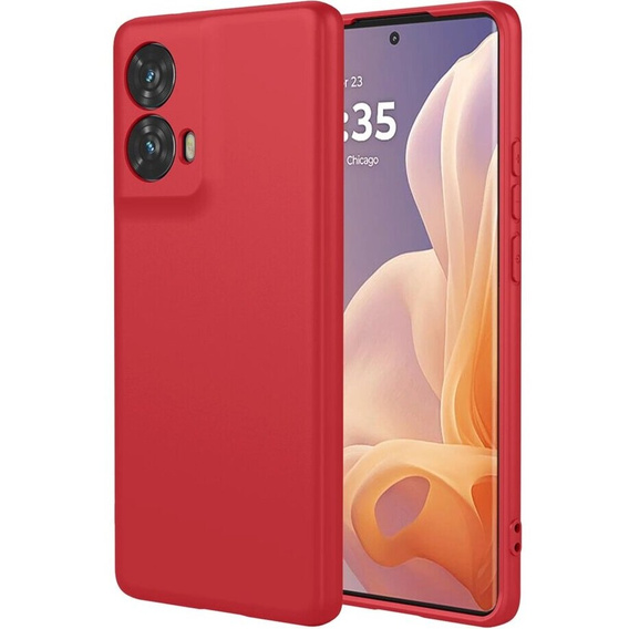 Case for Motorola Moto G24 / G24 Power / G04, Silicone Lite, red