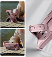 Armored case for Samsung Galaxy S24 Ultra, Dexnor Full Body (Two Frames), pink rose gold