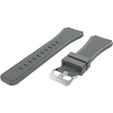 Silicone strap Twill Texture 20mm, Cyan