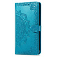 Flip case for Huawei nova 8i, Mandala, blue