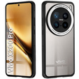 Case for Vivo X200 Pro 5G, Magnetic Dual Glass, black