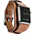Leather Strap for Apple Watch 1/2/3/4/5/6/7/8/SE/Ultra 42/44/45/49mm, brown