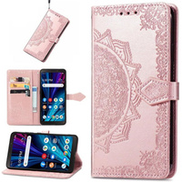 Flip case for Oppo A80, Mandala, pink rose gold