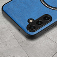 Case for Samsung Galaxy A14 5G, Leather Hybrid MagSafe, blue