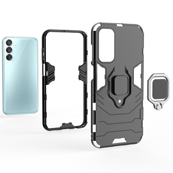 Case for Samsung Galaxy M15 5G, Kickstand Ring, black