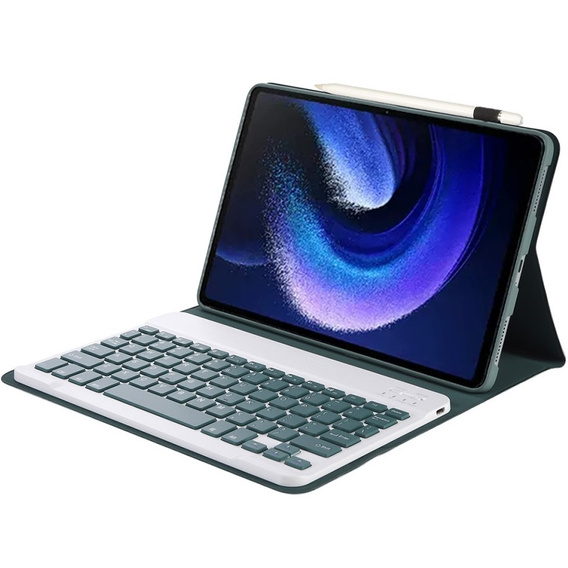 Case + keyboard Xiaomi Pad 6/6 Pro, green