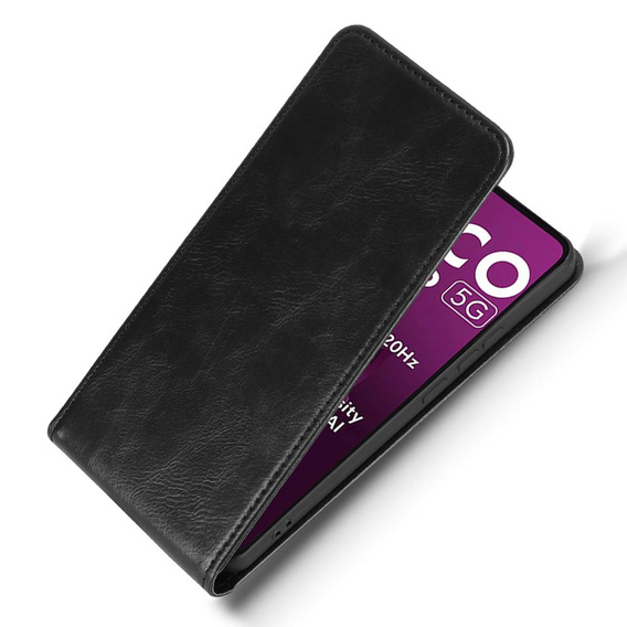 Flip case for Xiaomi Poco M7 Pro 5G, Flip, black