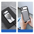 Dux Ducis case for iPhone Air, Skin X Pro, with flap, for MagSafe, black