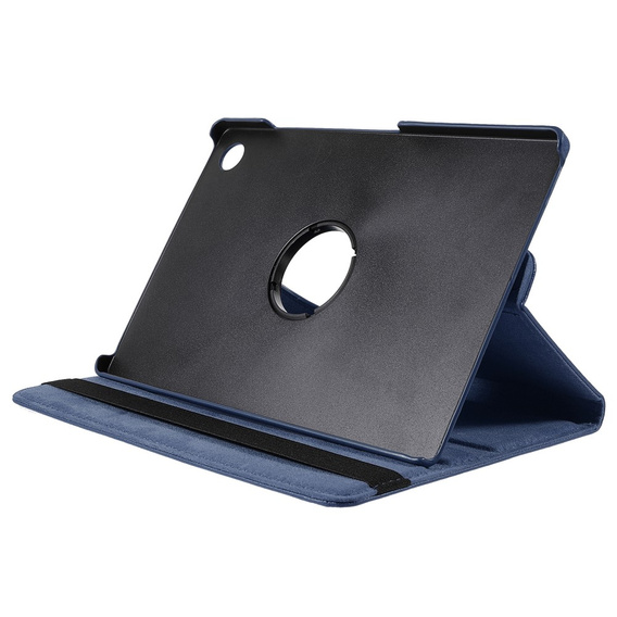 Case for Samsung Galaxy Tab A9+ TB330FU 10.95", Rotating 360, dark blue