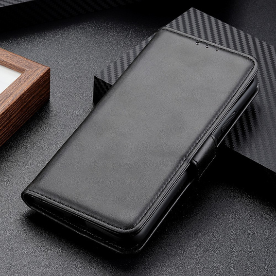 Flip case for Motorola Moto E13, Wallet, black