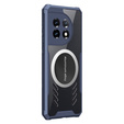 Case for OnePlus 11 5G, with magnetic sheet, transparent / navy blue