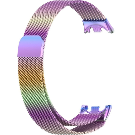 Milanese Bracelet Strap with Case for Xiaomi Smart Band 10 / 9 / 8, multicolored