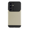 Case for Samsung Galaxy S24, ERBORD CamProtect Slide Camera, gold