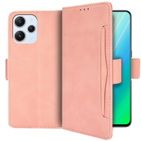 Flip case for Xiaomi Redmi 12, Card Slot, pink