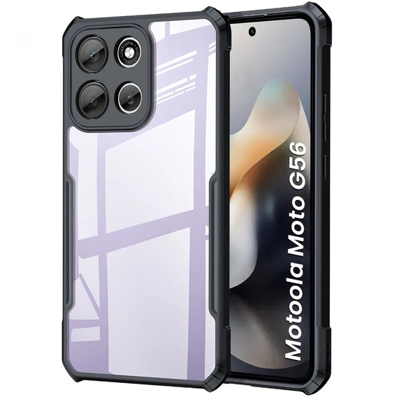 Case for Motorola Moto G56 5G, AntiDrop Hybrid, black