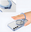 Magnetic Case for Samsung Galaxy A56, for MagSafe, blue + 9H Glass